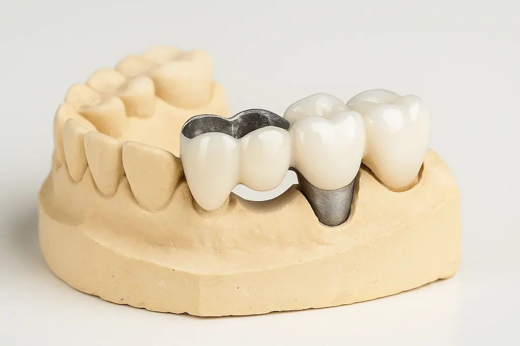 Dentadura metal-porcelana