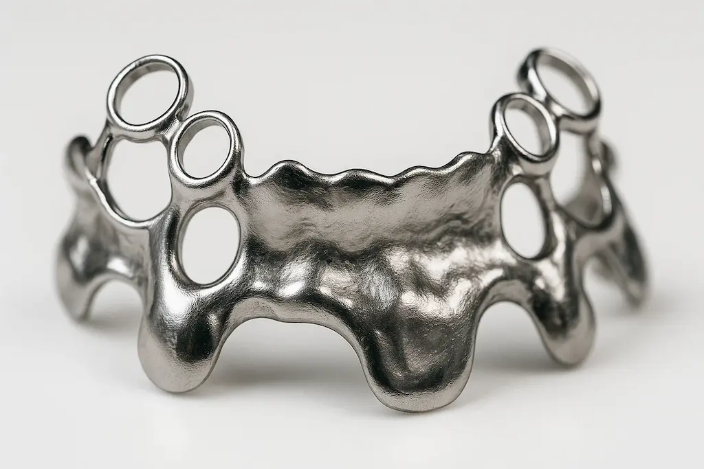 estructura de prótesis de metal